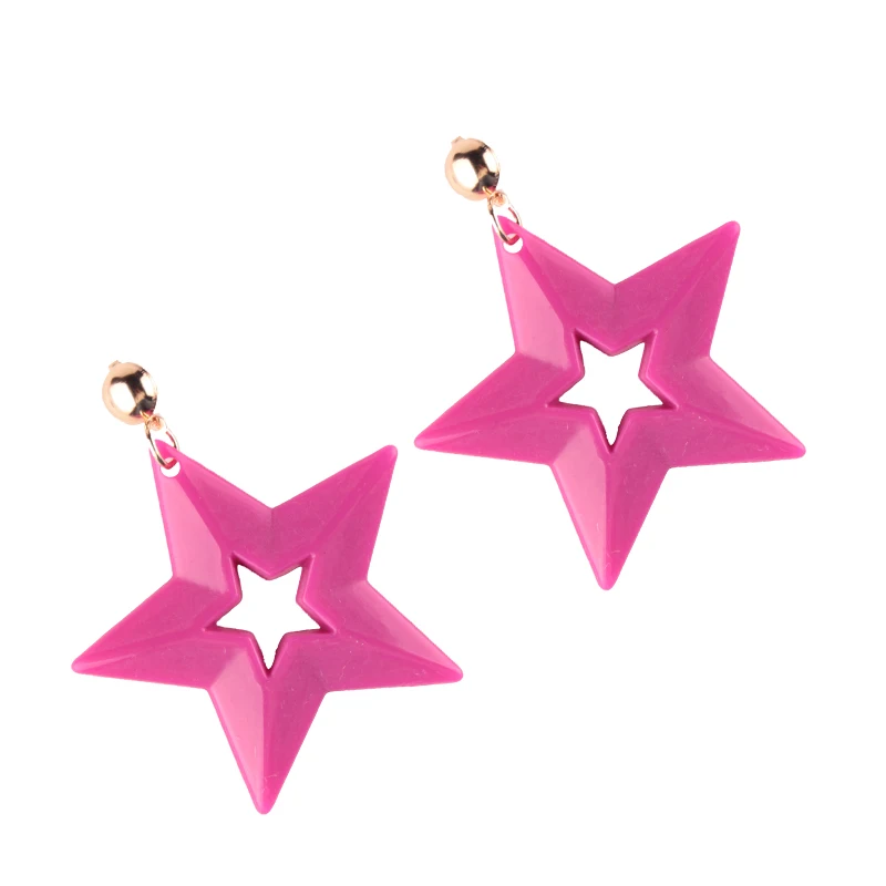 Ladyfirsy Новый стиль звезда панк милый романтический Мода Великолепная акрил