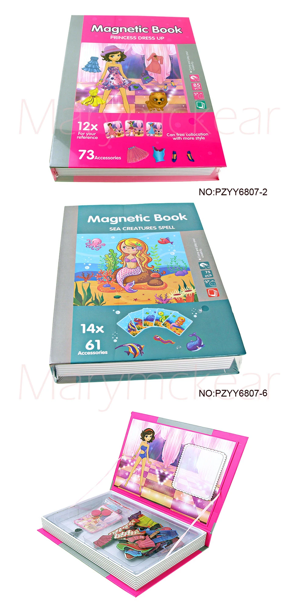 Магнитная книга магнитная головоломка DIY игрушка детское творчество Tangram Пазлы Мультфильм головоломка обучающая игрушка детский подарок