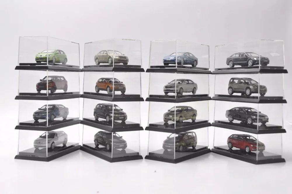 

Set of Sixteen 1:64 Diecast Model for Volkswagen VW & Skoda 30th Anniversary Gifts Touran Tiguan Polo Passat Santana Lamado etc