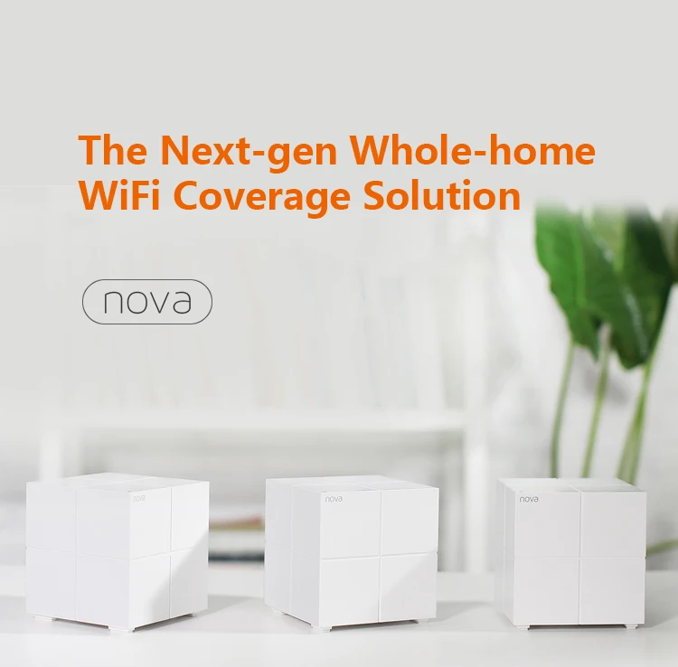 Tenda Nova MW6 беспроводной Wifi сетчатый роутер 11AC двухдиапазонный 2,4 ГГц/5,0 ггц Wifi ретранслятор сеточная WiFi система приложение Дистанционное управление на английском языке