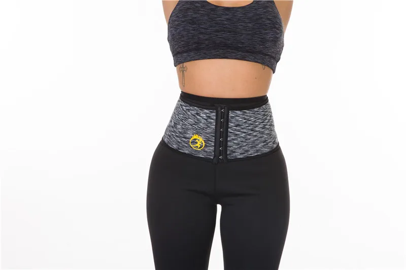 NINGMI Tummy Control Panties with Hook Waist Trainer Slimming Pants Neoprene Sauna Body Shaper Sport Leggings Shorts Butt Lifter