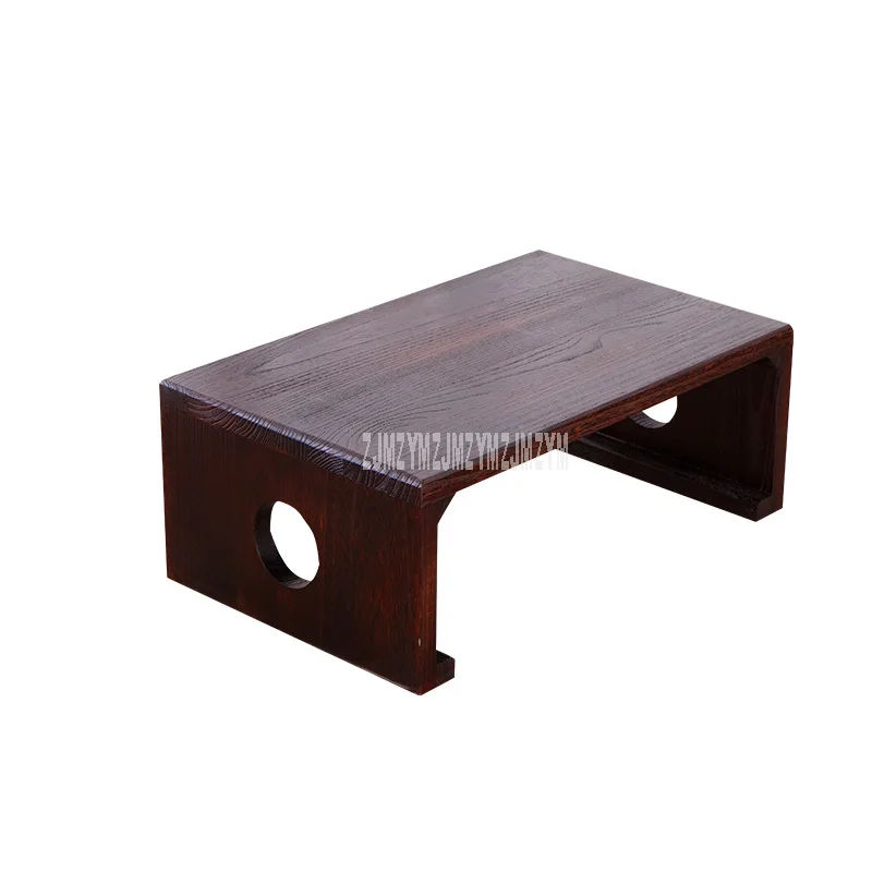 Japanese Style Tea Table Rectangle Solid Wood Antique Furniture Living Room Traditional Wooden Laptop Desk Floor Low Side | Мебель