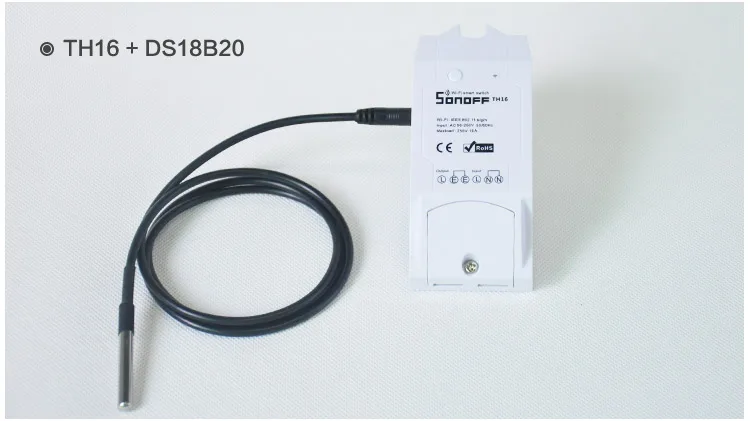Sonoff th16a 10a умный дом дистанционного Wifi беспроводной переключатель таймер контроллер для IOS Android телефон с температурой и влажностью