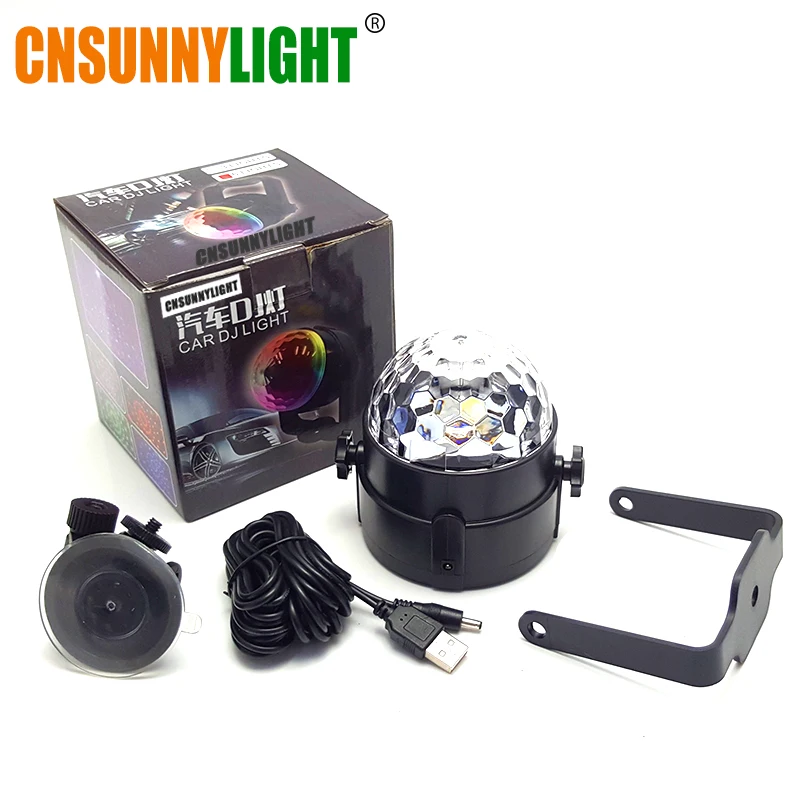 CNSUNNYLIGHT автомобильный музыкальный звук управление RGB светодиодный Декор атмосфера DJ огни лазерные вечерние Диско клуб красочный эффект авто лампа