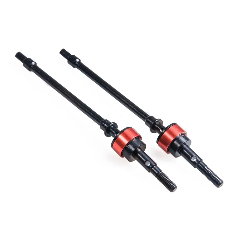 AXSPEED 1Pair Steel Front Axle CVD Drive Shaft for 1/10 RC Rock Crawler Car Axial SCX10 Upgrade Parts | Игрушки и хобби