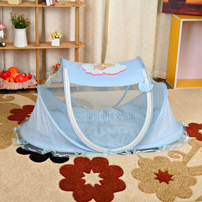 Модная детская москитная сетка летняя кроватка матрас + подушка|baby mosquito net|baby