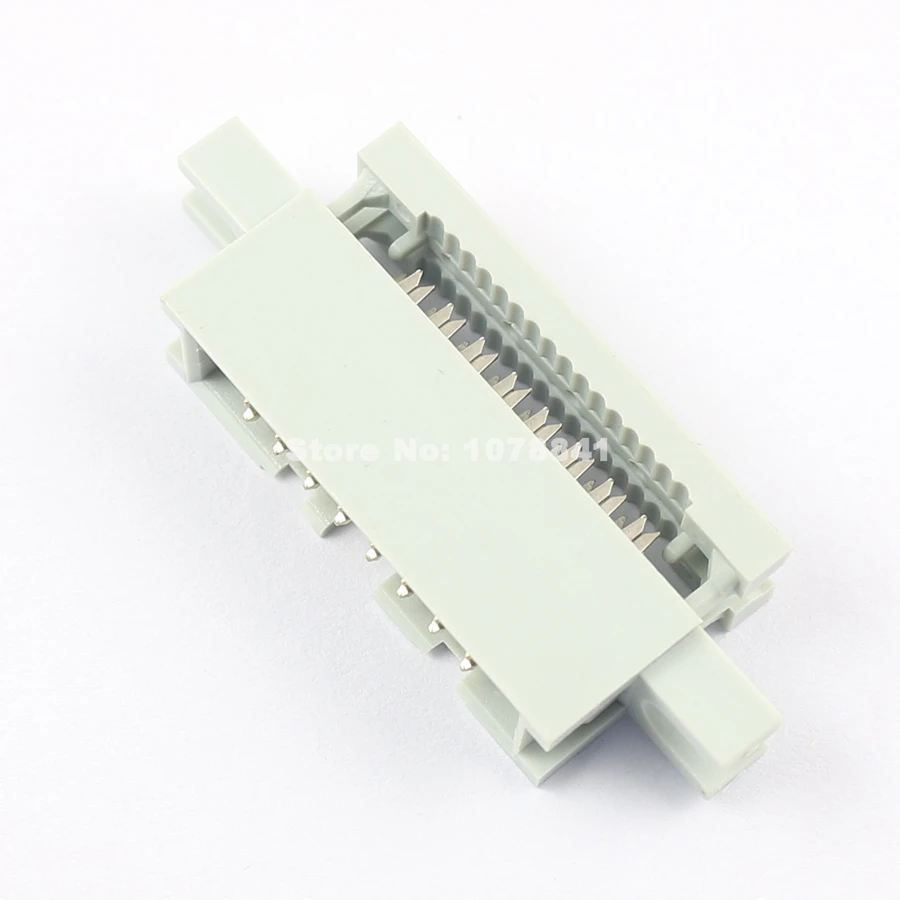 10 шт. 2 54 мм Шаг 2x8 Pin 16 штекер прямой тип IDC Кабельная коробка разъем|connector 2.54mm|connector