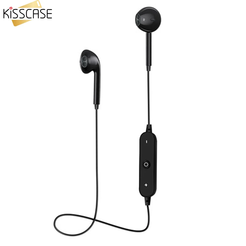 Беспроводные спортивные наушники KISSCASE для Xiaomi Huawei Bluetooth гарнитура iPhone X 8 7