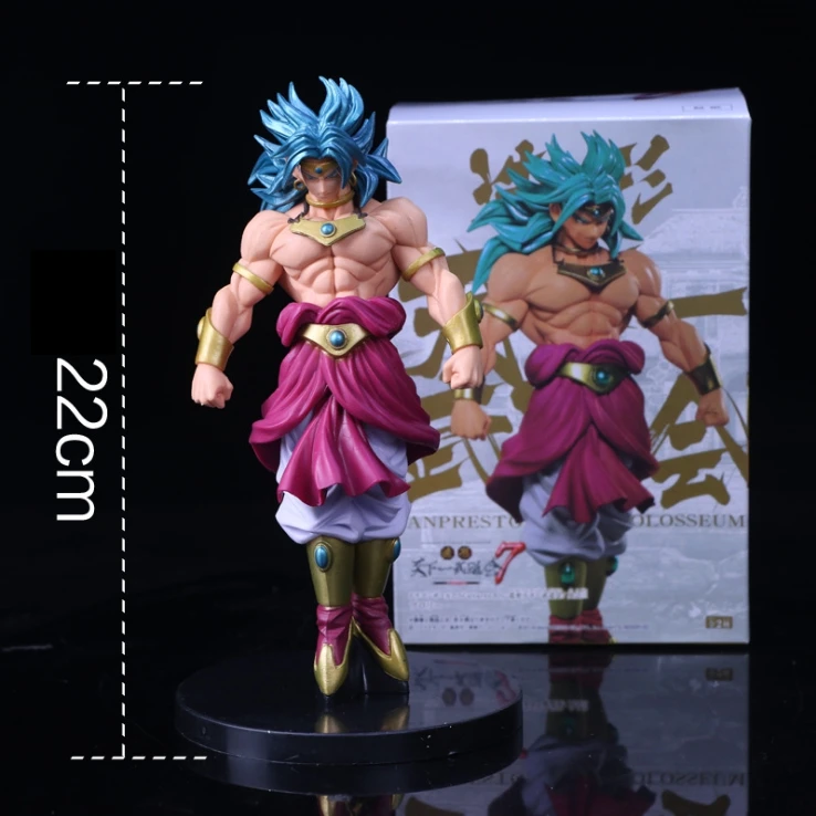 Драконий жемчуг Z Broli Broly Супер Saiyan стоящая версия ПВХ фигурка DBZ Goku Боевая