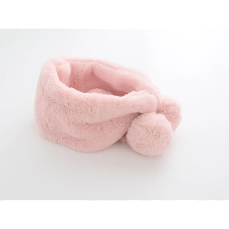 2018 новый зимний комбинезон милый имитация кроличьей шерсти мягкий гладкий шарф