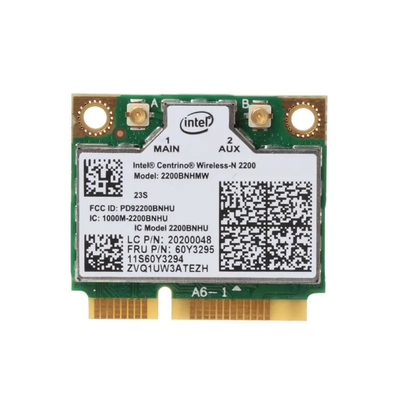 2200 BNHMW 60Y3295 20200048 Intel Wireless N Wifi карта для Lenovo IBM T430 W530 T530 300M|Сетевые карты| |