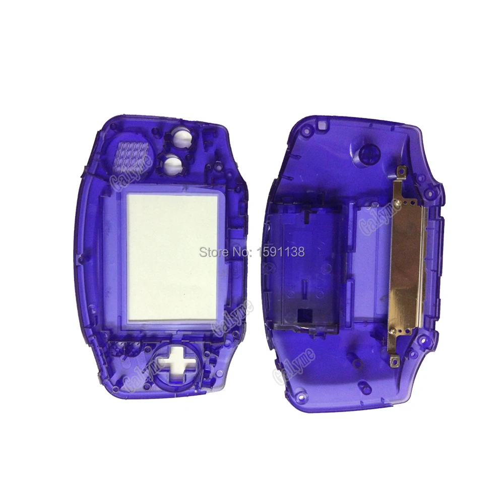 Горячая распродажа черные накладки для ключей прозрачный синий цвет корпус Nintendo