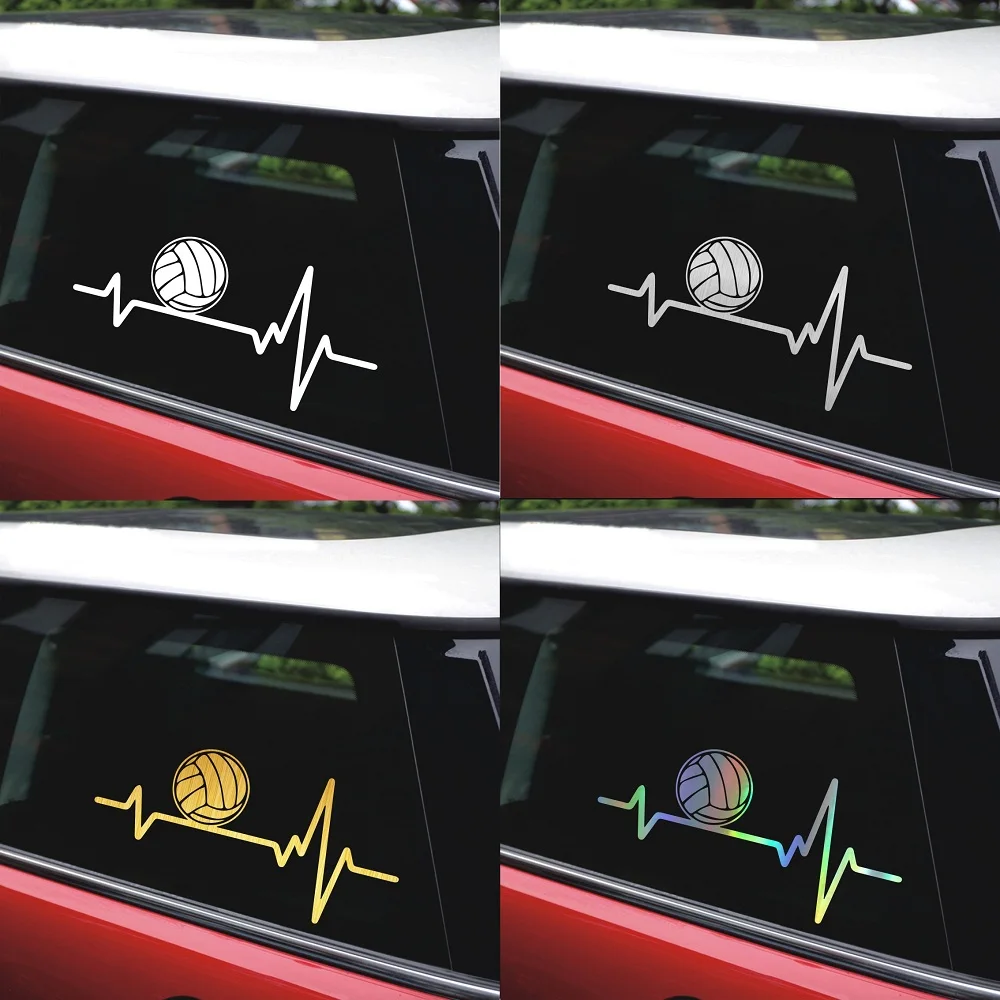 Стикер для автомобиля Heartbeat s и наклейки волейбола Стайлинг корпус автомобильной