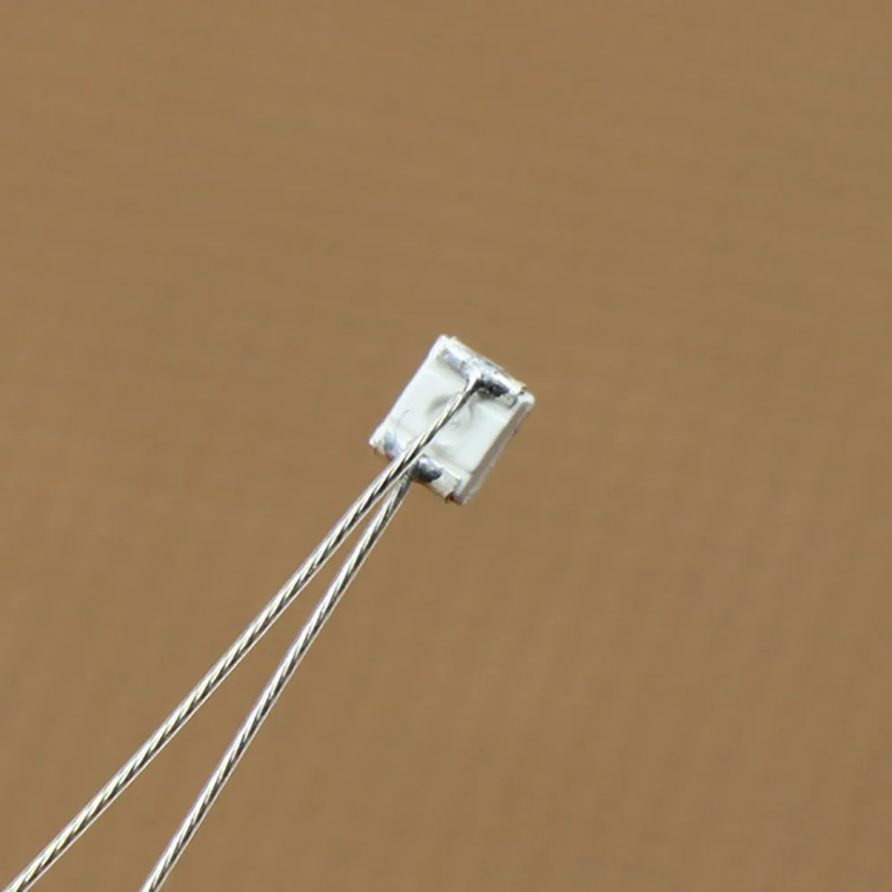 T3528WM 20 шт. SMD Led 3528 предварительно припаянные Проводные провода micro litz теплый белый