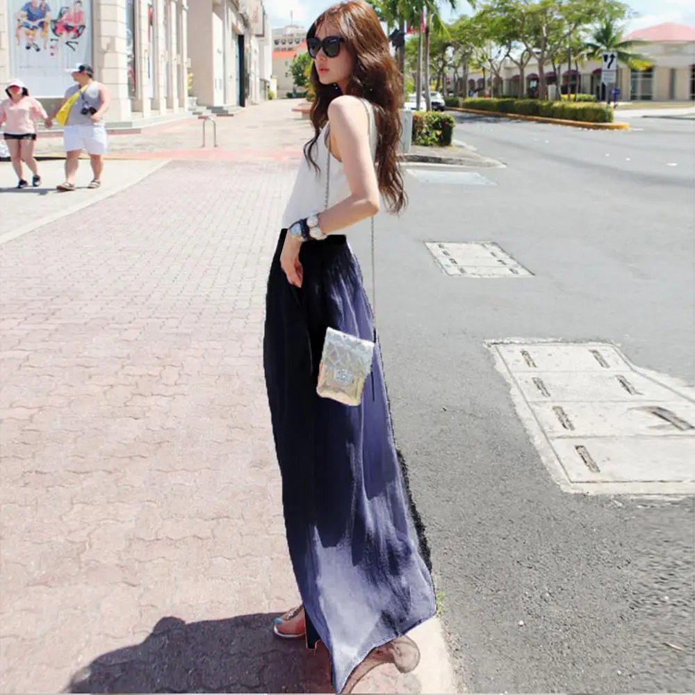 Винтажная Женская Блестящая стрейчевая юбка с металлическим блеском и