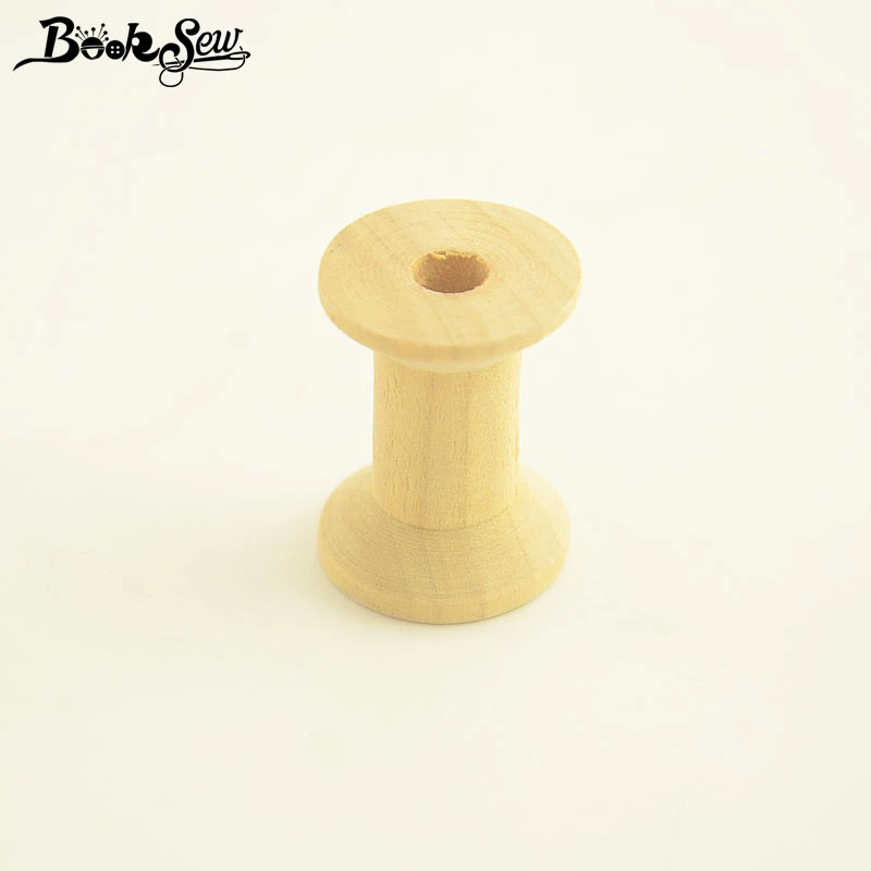 Booksew Плетеный абажур из натурального дерева бобины катушки 10 шт./пакет строка