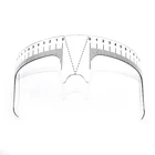 Трафарет для груминга бровей, линейка многоразовые для бровей, 10 шт.