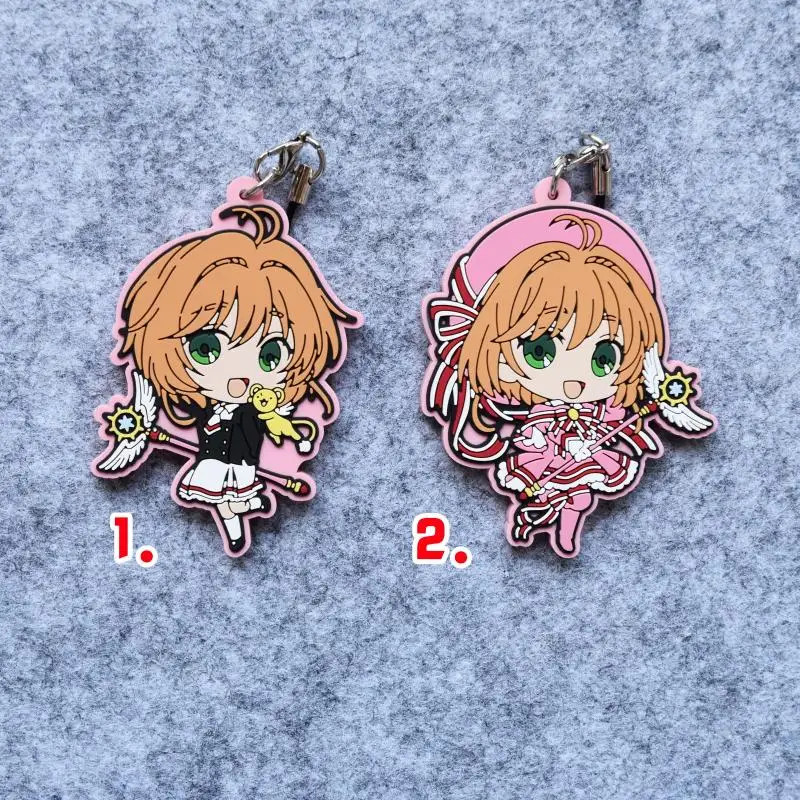Резиновый брелок для ключей CARDCAPTOR SAKURA CLEAR CARD Anime | Украшения и аксессуары