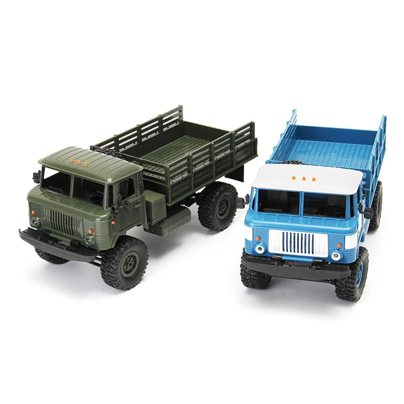 Абсолютно Новый WPL WPLB 24 1/16 RTR 4 WD RC военный грузовик 2 ГГц VS WLtoys для детей подарки