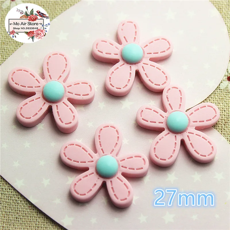 Детский розовый цветочный Фотофон для скрапбукинга бант волос рукоделия 27 мм |