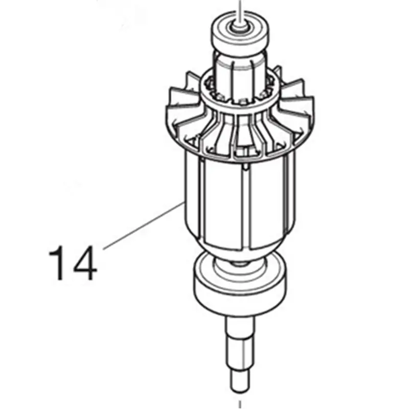 Арматура 619260 9 ротор для Makita DUB361Z BUB360Z UB360D UB360DWE|Аксессуары электроинструментов| |