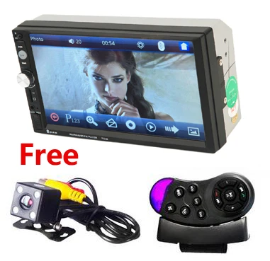 Автомагнитолы 2 Din в тире 7 дюймов Сенсорный экран Авто Аудио плеер MP4 MP5 bluetooth USB SD MP3