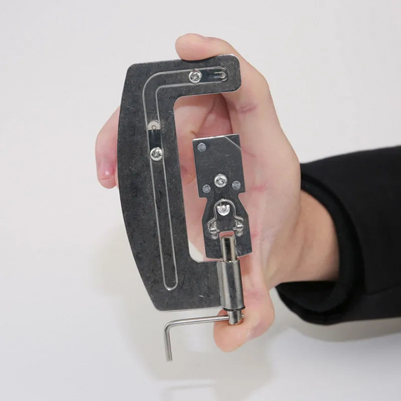 Новый полуавтоматический устройство для завязывания рыболовных крючков из нержавеющей стали с иглой из алюминия для завязывания узла лески.