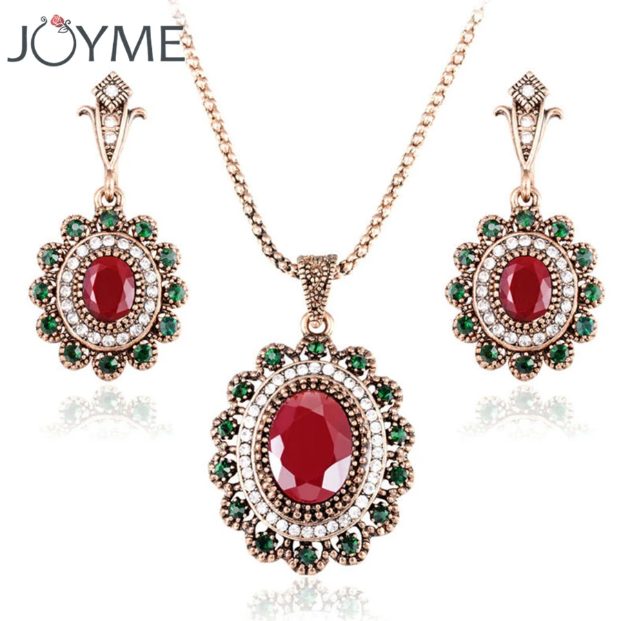 Турецкие африканские Ювелирные наборы Тибет имитация Индии ювелирные изделия