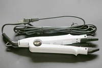 white color flat plate fusion hair extension keratin bonding tool heat iron