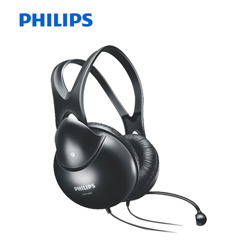Наушники Philips SHM1900 с шумоподавлением разъем 3 5 мм микрофон игровая гарнитура