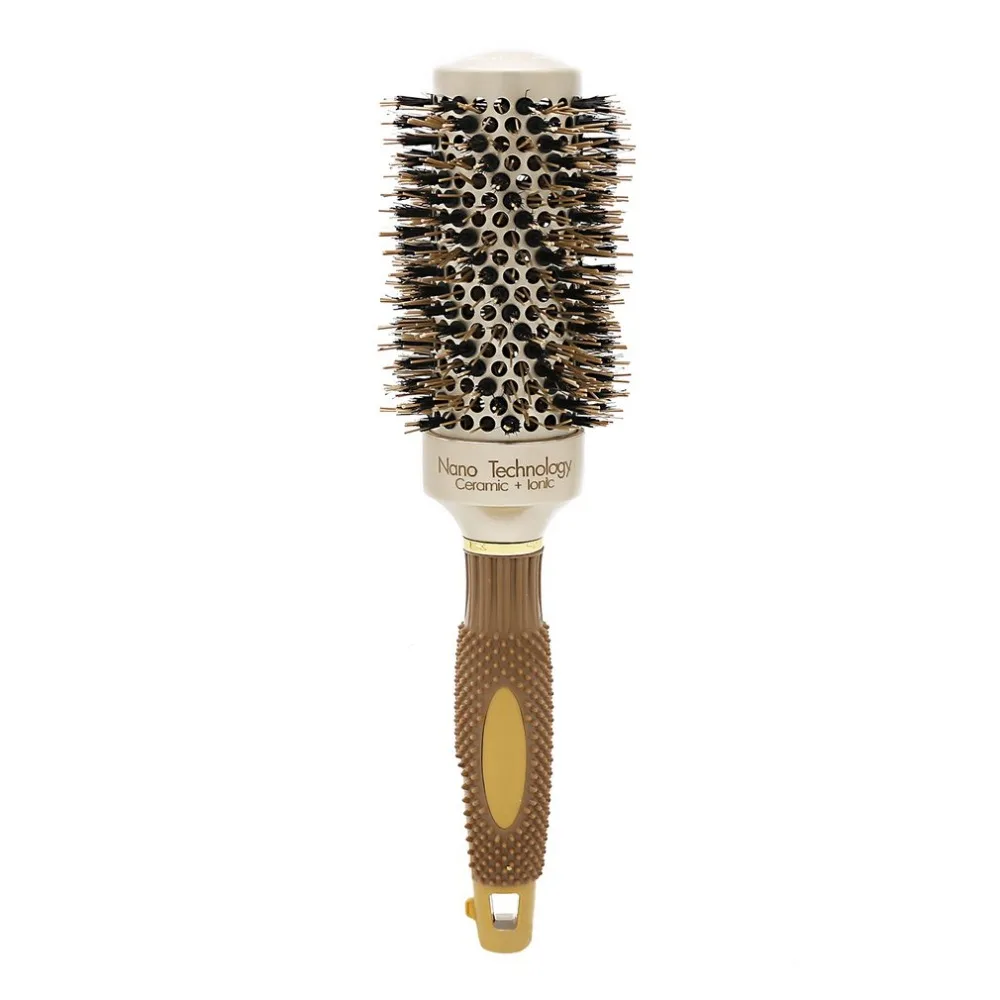 1PCS Round Hair Comb Hairdressing Curling Brushes Ceramic Iron Brush Curler Magic | Бытовая техника