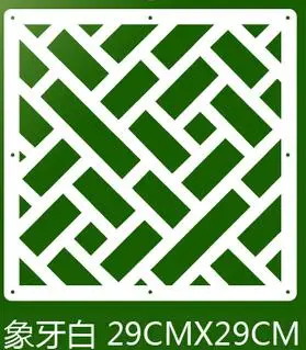6pcs 29x29CM 6 шт./лот, 29*29 см, перегородка для комнаты, Современная перегородка, Биомбо, складная перегородка для экрана, короткая, подвесная, с вырезом, занавеска, на заказ - Цвет: 6pcs 29x29CM