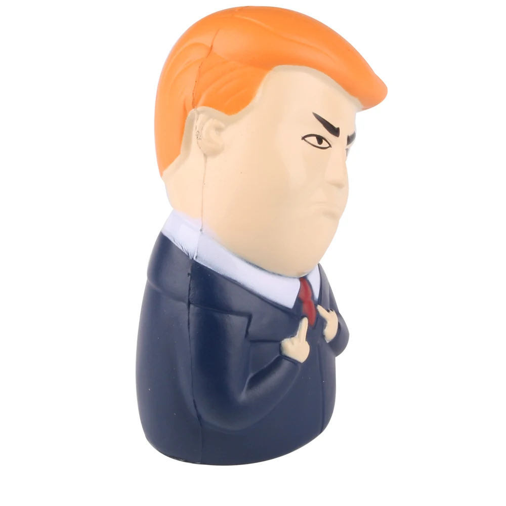 Новинка Kawaii Squishy Trump Splat Ball Squishies медленное снижение давления снятие стресса