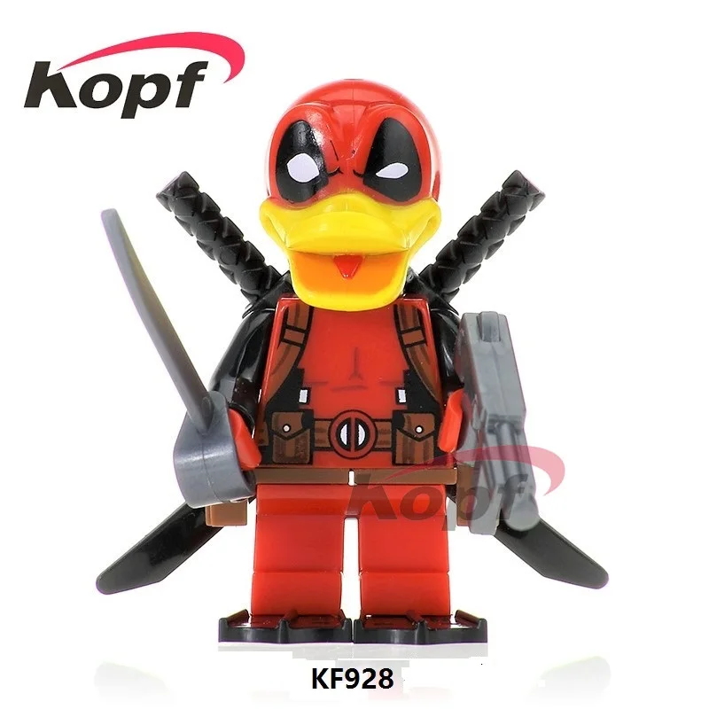 KF928 Without Box Одна распродажа, супергерои, король экшн-фильмов, Чак Норрис Дэдпул, токсинные кирпичи, строительные блоки, Детские Подарочные игрушки KF929 - Цвет: KF928 Without Box