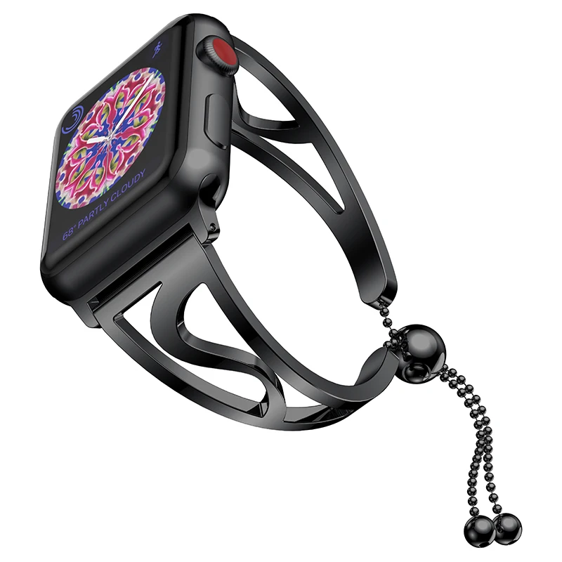 

Luxury Strap For Apple Watch Band apple watch 5 4 3 band 40mm/44mm Stainless Steel Correa Iwatch 42MM/38MM correa Women Bracelet