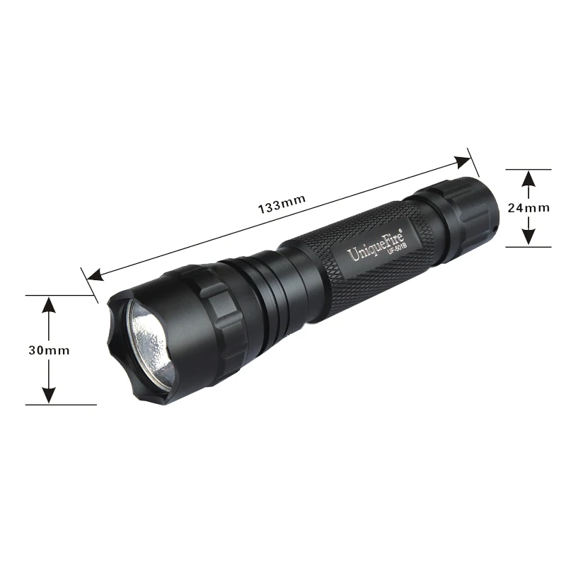 UniqueFire 501B мини мощный фонарик XML T6 1200LM 5 режимов управляемая светодиодная лампа +