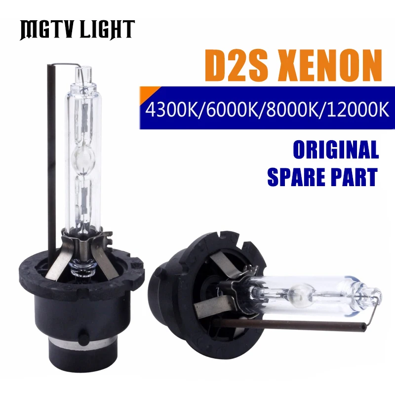 MGTV LIGHT 2 шт./лот 12 в 35 Вт D2S ксеноновая лампа оригинальный дизайн с металлическим