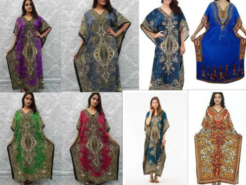 

Ladies Long Dress Boho Maxi Plus Size Women Caftan Tunic Dress Night Gown