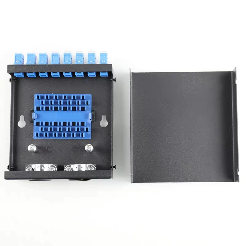 8-жильная коммутационная панель ftth SC включает волоконный адаптер и Контактный