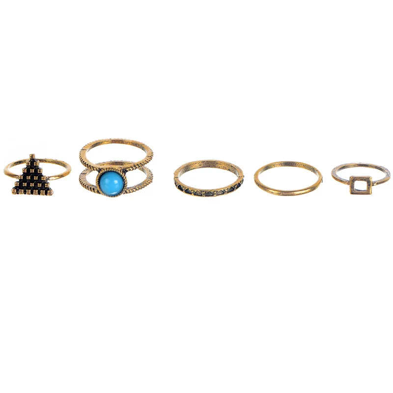 Новый Богемия Винтаж Листьев Ювелирные Изделия Уникальная Резьба Тибетский