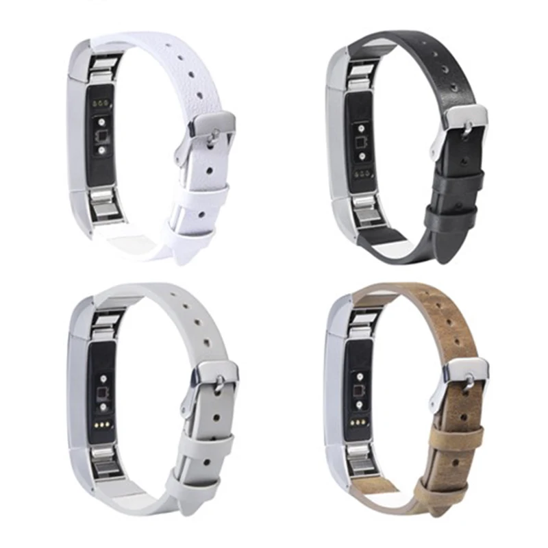 Для Fitbit Alta Кожаные полосы для hr и Ремешок Браслет Стиль малый большие не