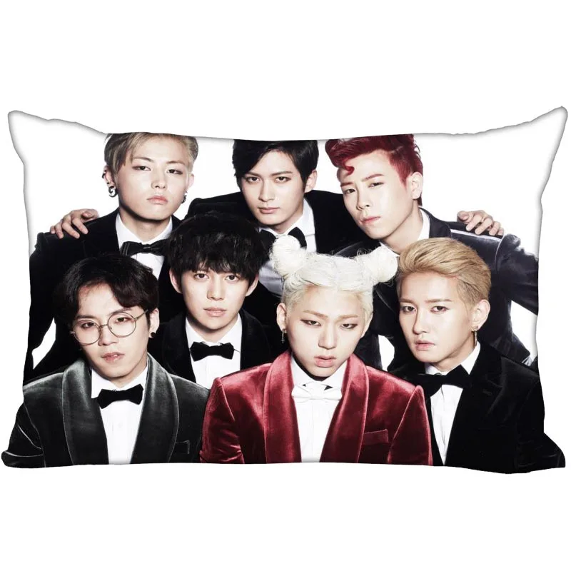 Новое поступление Корейская наволочка Pop Block B с двухсторонним принтом сатиновые