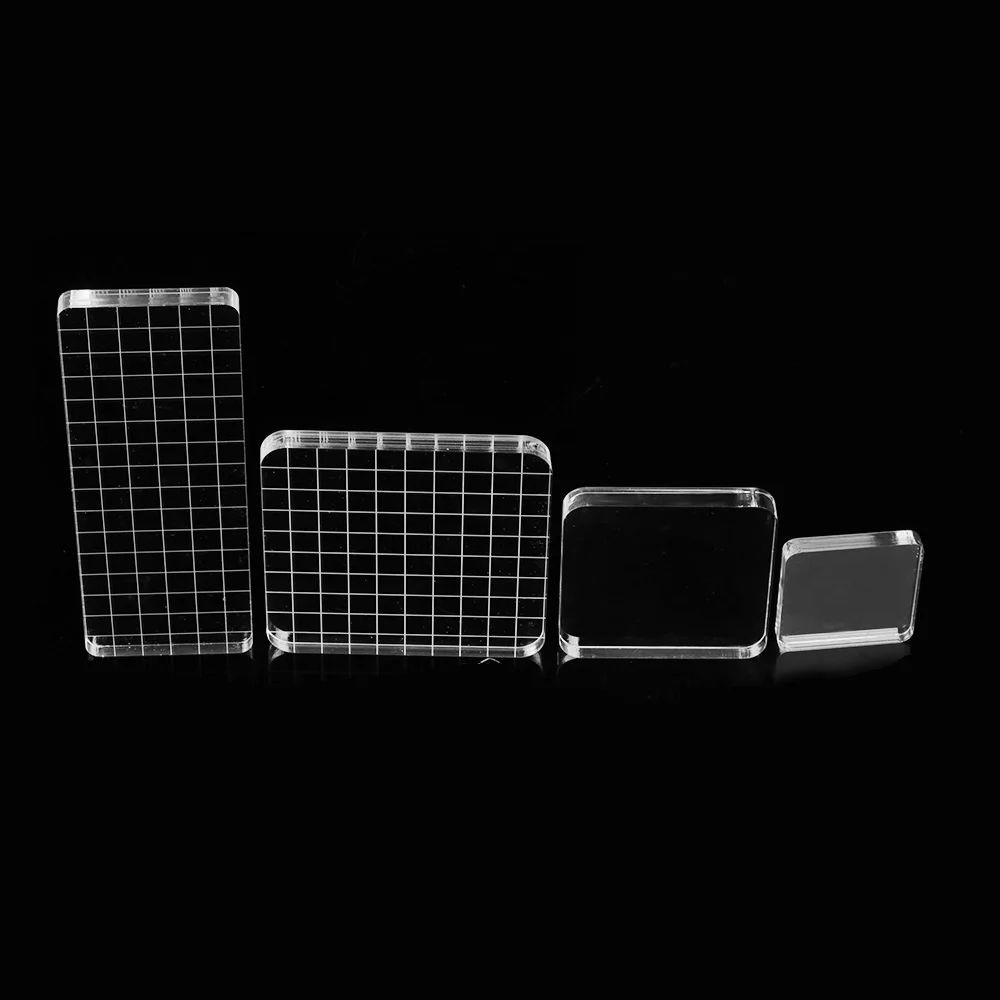 Прямоугольник высокой прозрачности 1 шт. акриловый блок для рукоделия