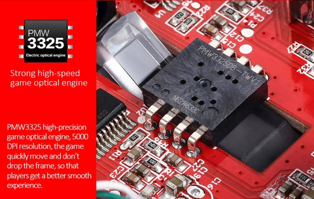 Motospeed V60 Проводная игровая мышь USB 7 кнопок 5000 dpi светодиодный оптический USB компьютерная мышь геймерские мыши игровая мышь Бесшумная Mause для ПК