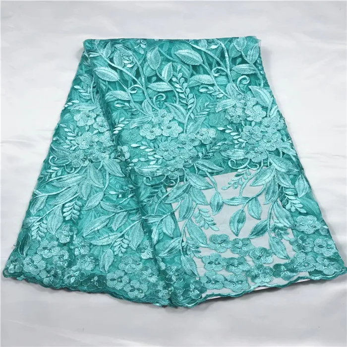 2018 Высококачественная африканская кружевная ткань Чистый золотой французский