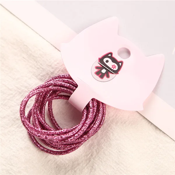 50pcs Hot Pink 12 Colors 50pcs/lot 3cm Child Rubber Bands Hair Accessories Wholesale Candy Colors Hair Elastics New Fashion For Girls Kids - Цвет: 50pcs Hot Pink