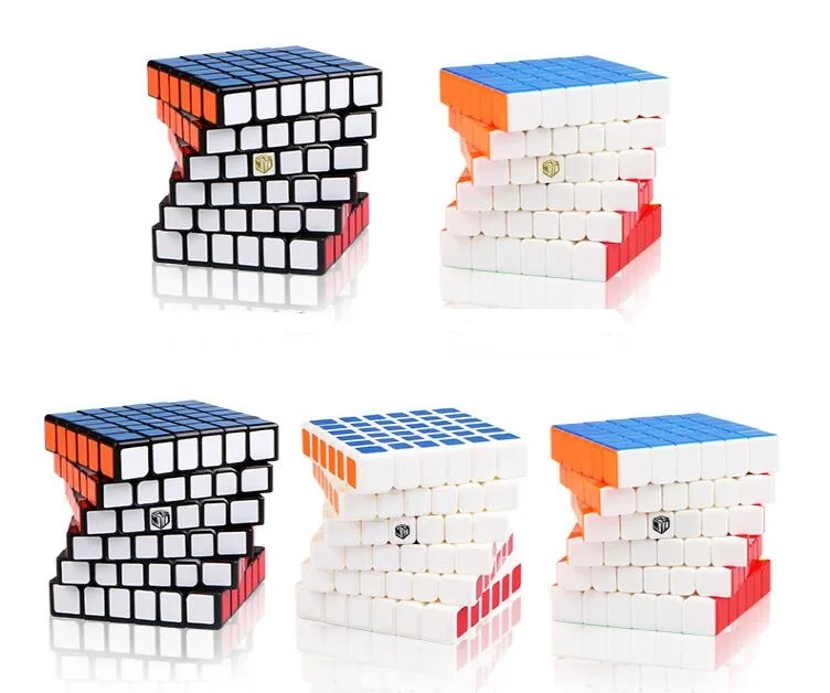 Cuber Speed X Man Design Shadow 6x6 черный скоростной куб Qiyi M Магнитный пазл|Головоломки| |