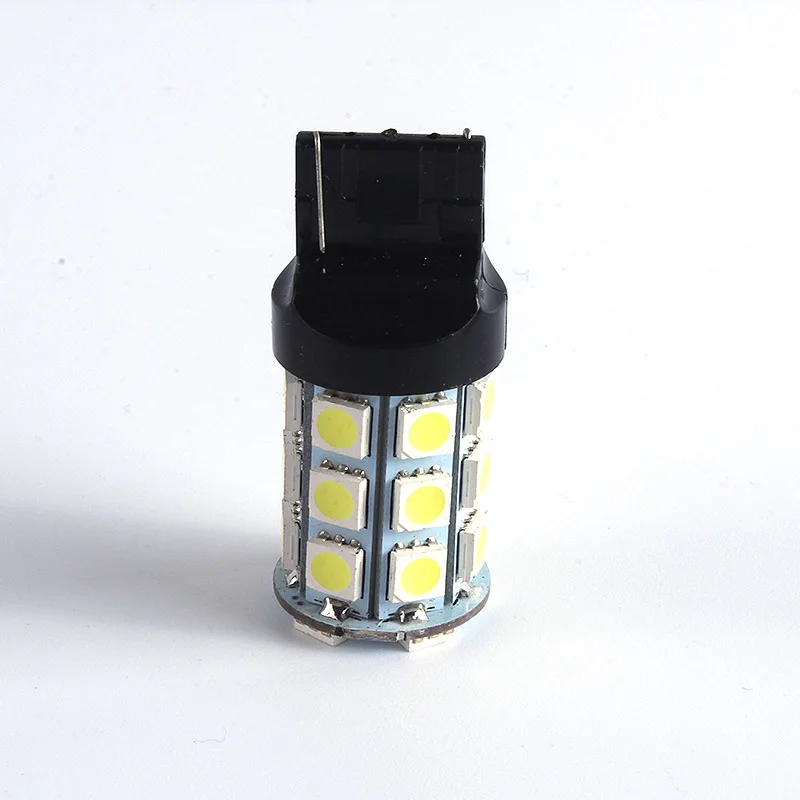 2 шт. 27 SMD 5050 T20 7440 7441 7443 7444 992A LED Обратный lumiere Sauvegarde Diurnes Blanc Rouge Jaune 12 V De Voiture Led