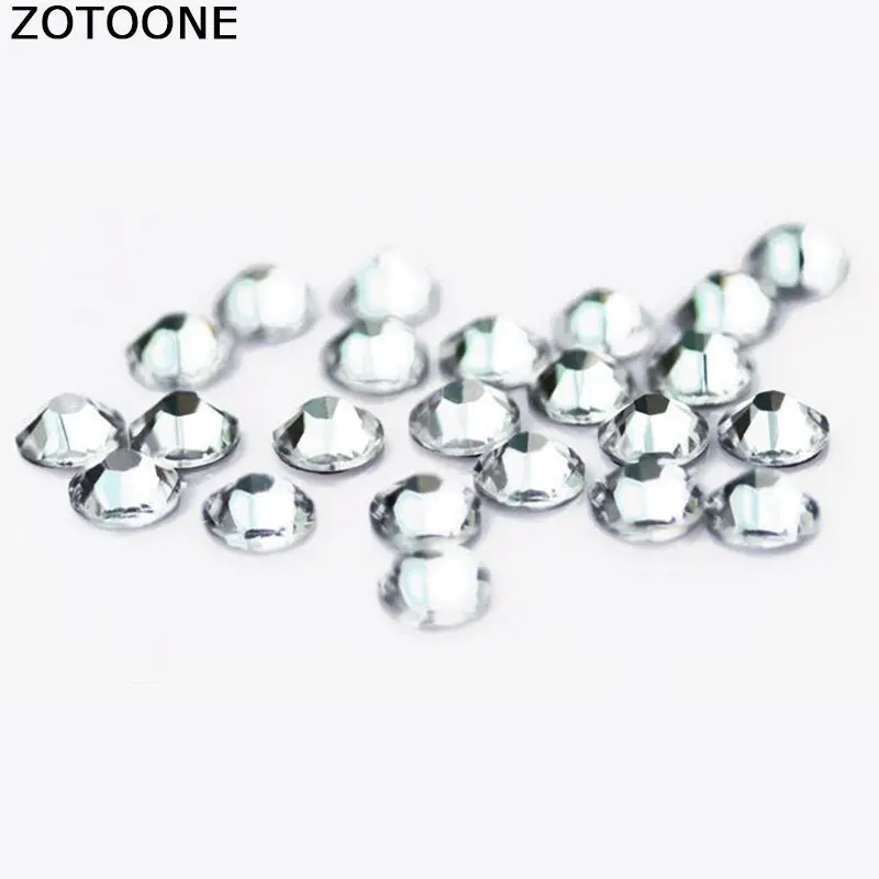 

ZOTOONE Strass Crystals Rhinestones for Needlework Pattern Iron Transfer Designs Hot Fix Rhinestones Patches for Clothes E