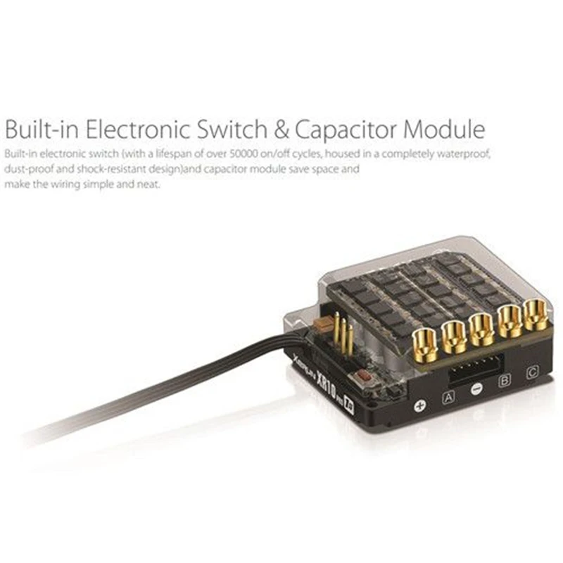 XERUN XR10 PRO 120A 1S 1:12 сенсорный бесщеточный ESC RC автомобиль